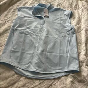 FIGS Women’s Rafaela Scrub Top in Open Skies